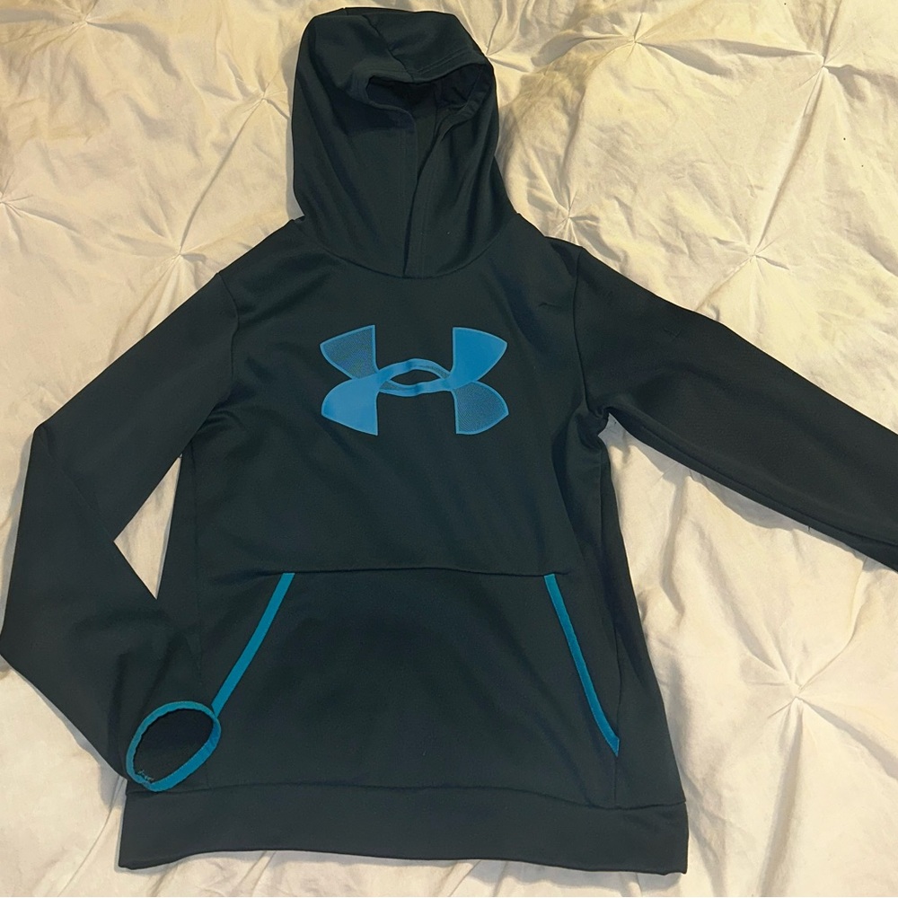 Under Armour Blue Pullover SIZE: Young Large
